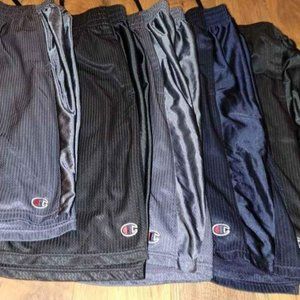 Lot of five Champion Basketball Shorts. Mens 2XL